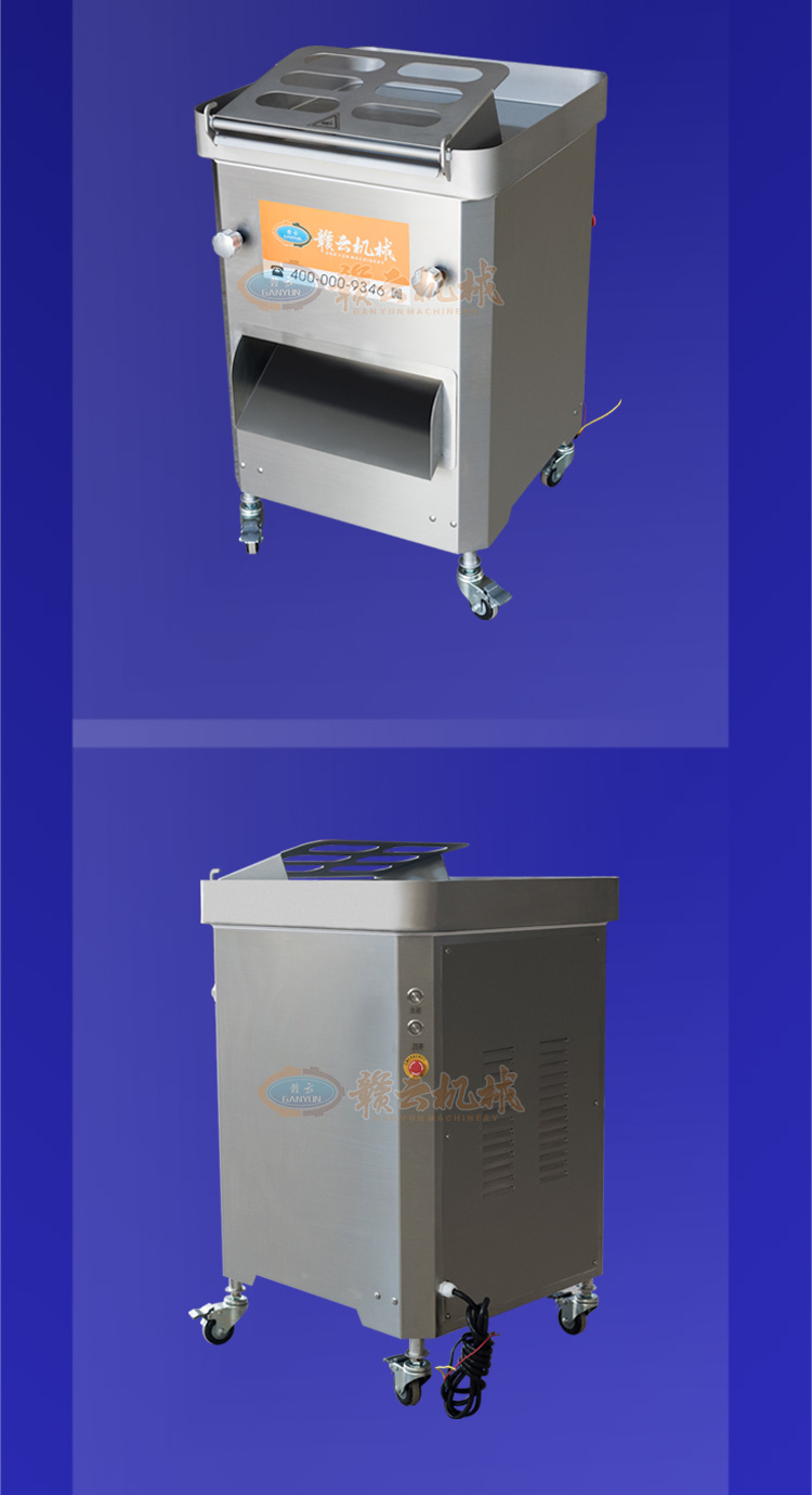 商用自動(dòng)開肉條機(jī)器全不銹鋼加工肉條肉塊機(jī)器大型開肉條機(jī)(圖10)