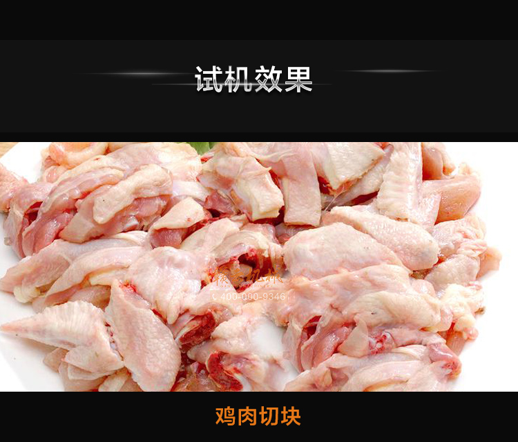 自動切塊機雞鴨魚塊切割機五花肉塊切塊機(圖16)