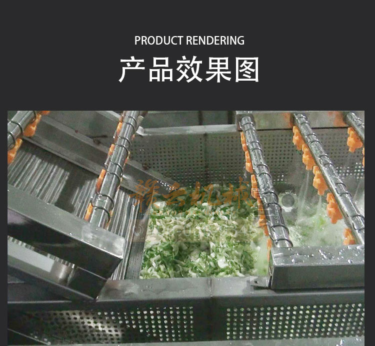 商用全自動(dòng)氣泡清洗機 果蔬凈菜加工設備流水線(xiàn)(圖18)
