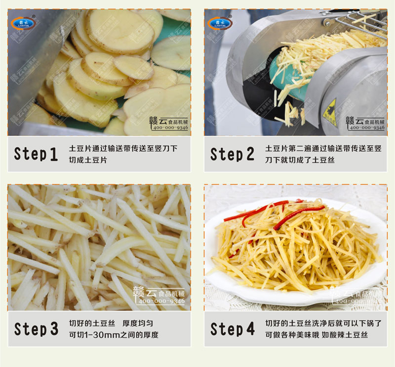 商用切割筍片筍絲機(jī)廠家直銷食堂切菜機(jī)自動(dòng)切靈芝機(jī)(圖2)